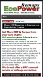 Mobile Screenshot of ecopower-remaps.co.uk